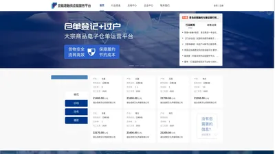 大宗商品供应链服务平台