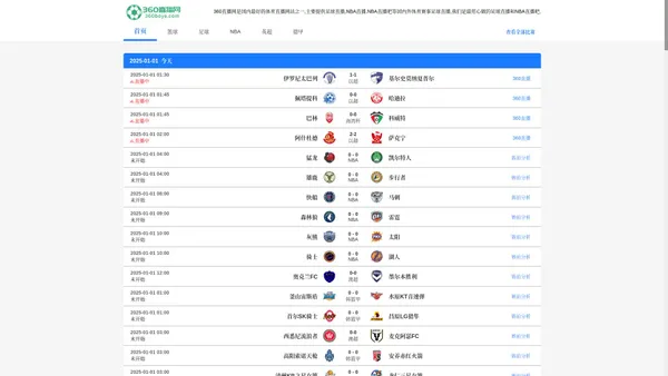 360直播__欧冠_CBA_中国足球_世界杯_NBA