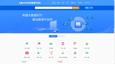 乌鲁木齐市政务数据开放网