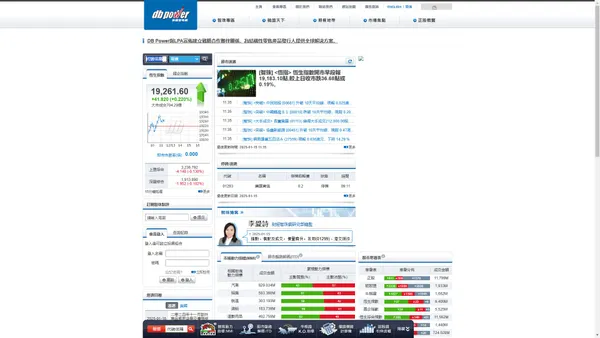 財經智珠網 DB Power - 免費股票報價 HK Free Stock Quote - 股票投資大市分析 Financial Information and Data