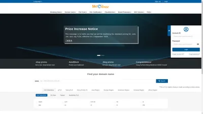 网路中文 : 全球网域名称注册 | 网址申请, SSL证书, 轻松架站, 主机空间