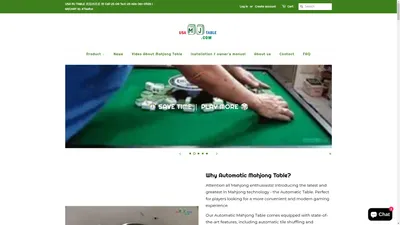 USA Automatic Mahjong Table – USA MJ TABLE 自動麻將桌