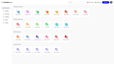 Smallpdf中文版官网，提供PDF文件在线转换服务
