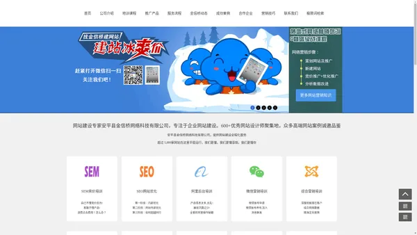 专业seo整站优化-高端网站优化外包服务-快速首页优化方案-安平县金信桥网络科技有限公司