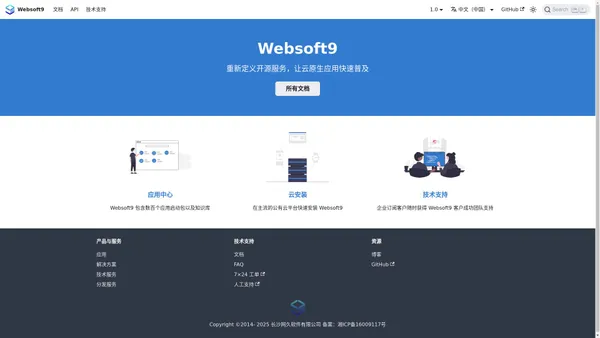 文档与支持 | Websoft9