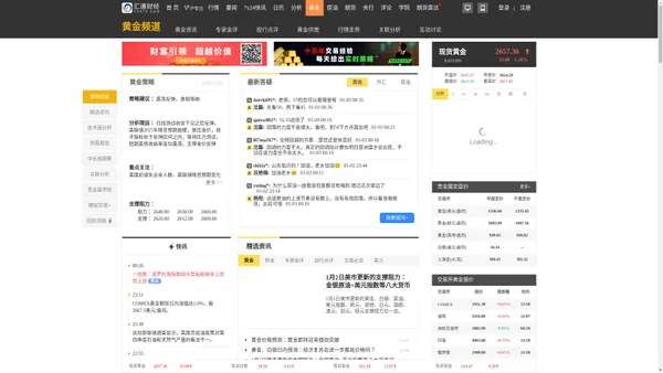 黄金_黄金投资_黄金交易-汇通网