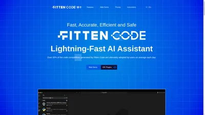 免费好用的AI编程助手 Fitten Code - 支持VS Code、PyCharm、Intellj、Visual Studio