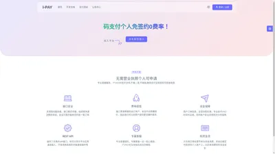 I-PAY - 码支付个人免签约0费率！