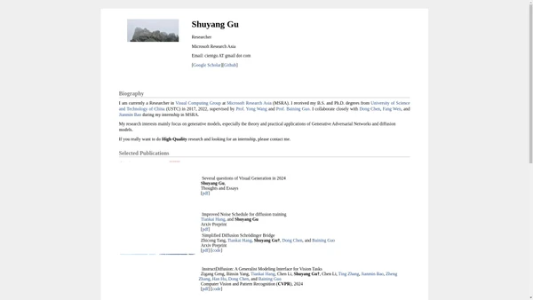 Shuyang Gu - Homepage