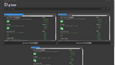 
			Qt5 -
			中文文档编制,帮助,手册,教程
		