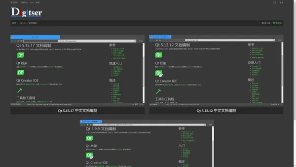 
			Qt5 -
			中文文档编制,帮助,手册,教程
		