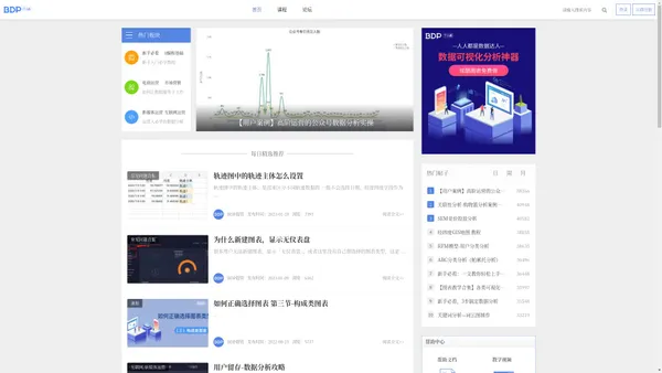 BDP数据可视化社区-带你轻松学会BDP,快速入门数据可视化分析 -  Powered by Discuz!