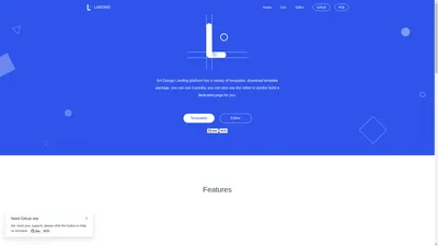 Ant Design Landing - Ant Design Landing Page 的模板与规范